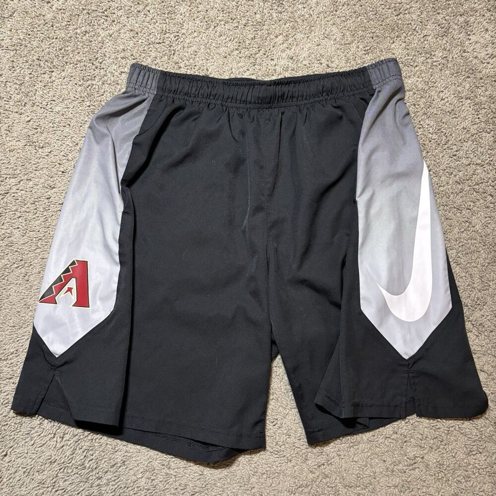 Nike Arizona Diamondbacks Training Shorts Black Mens XL MLB Authentic Collection